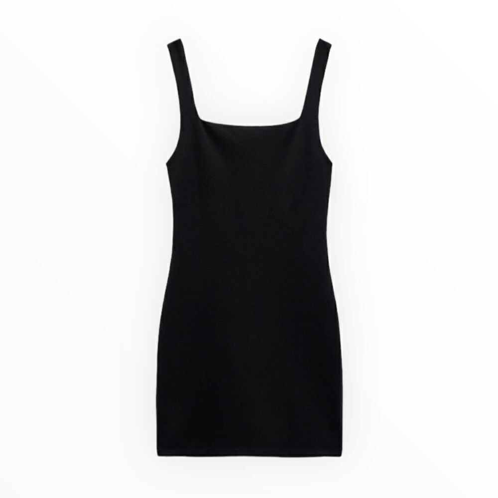ZARA | Black | MINI DRESS - Picture 3 of 5